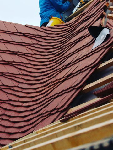 Steildacheindeckung